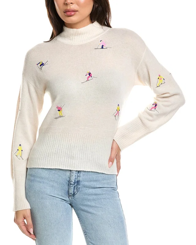 Brodie Cashmere Multicolor Mini Skier Wool & Cashmere-Blend Sweater, image 1 of 1 from Rue La La