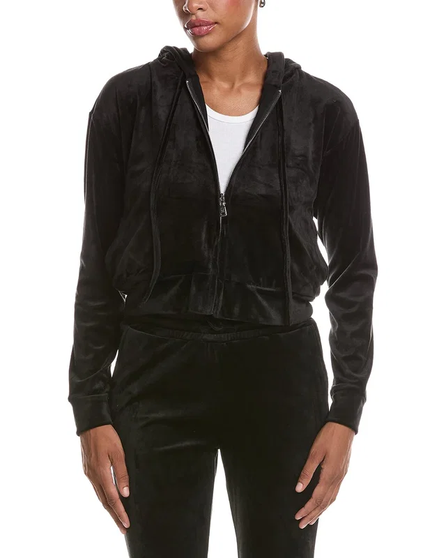 Knit Riot Classic Velour Zip Hoodie, image 1 of 1 from Rue La La