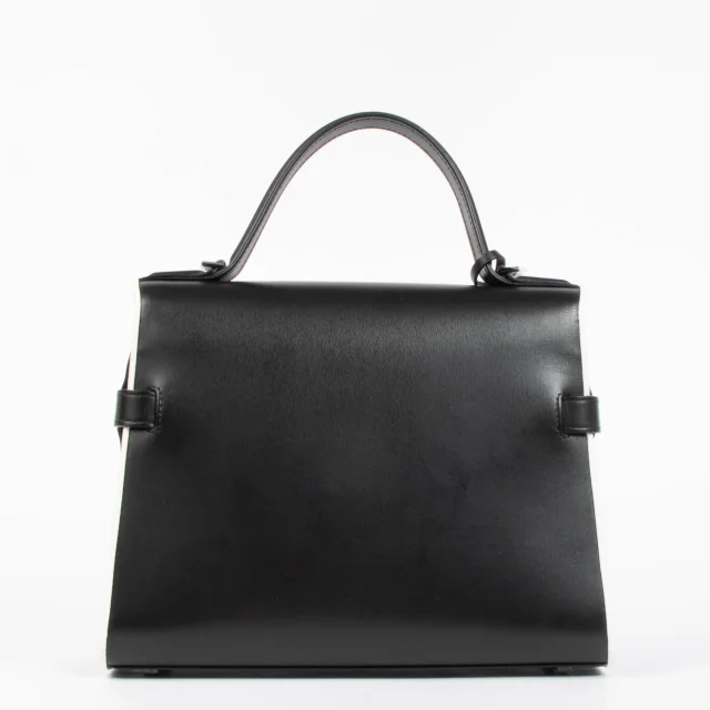 Delvaux Black/Ivory Tempête MM Illusion in Black Leather from Labellov, photo 4 of 8