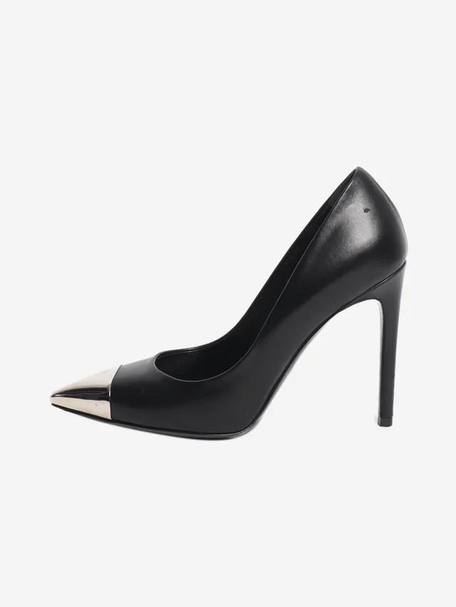 Louis Vuitton Black Urban Twist pumps - size EU 36 (UK 3) in Black Leather from Sign of the Times