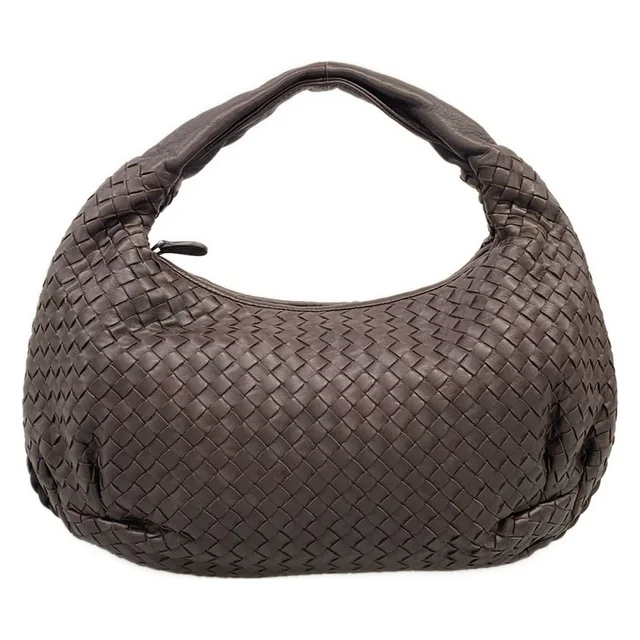 Bottega Veneta Handbag Intrecciato Dark Brown Leather in Brown Woven leather from The Reluxe