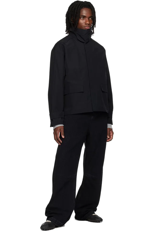 Entire Studios Black Trench Jacket, photo 4 of 4 from SSENSE