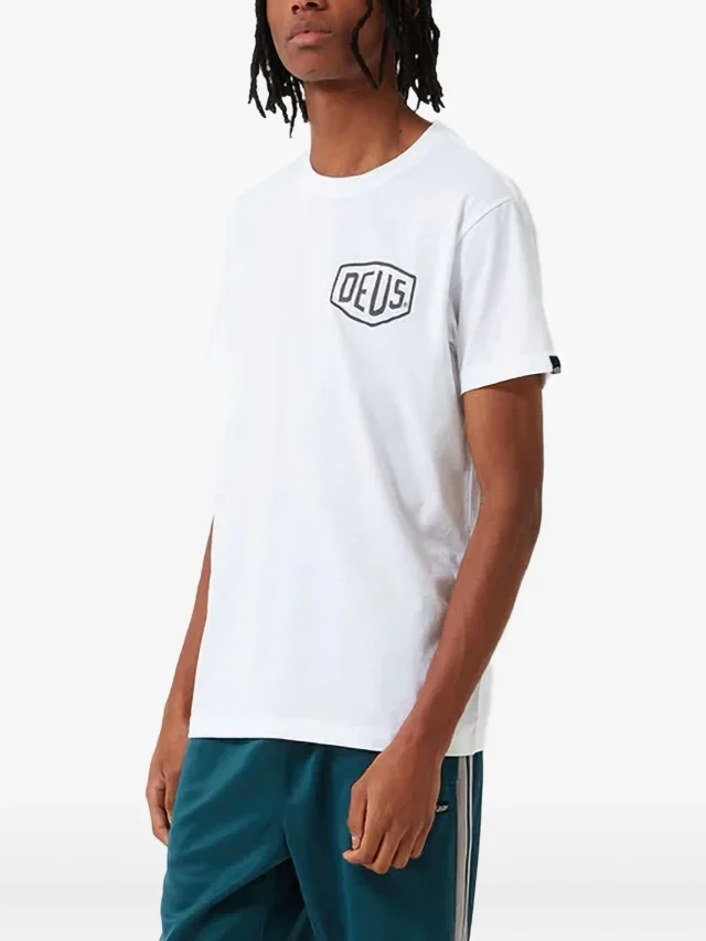 Deus Ex Machina text-print crewneck T-shirt, photo 2 of 2 from FARFETCH