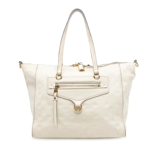 Brown Louis Vuitton Monogram Empreinte Lumineuse PM Satchel in Brown Leather from Designer Revival, photo 1 of 1
