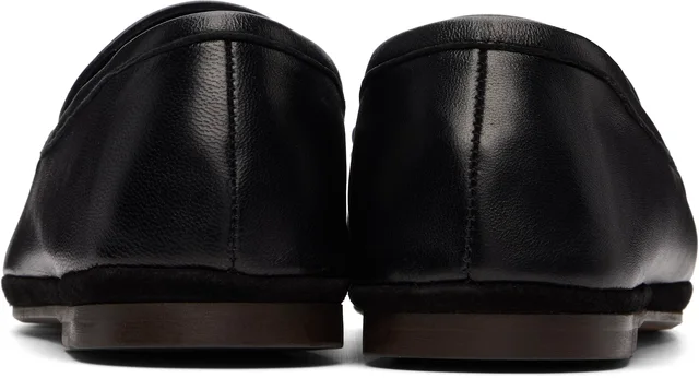 LEMAIRE Black Outdoor Slipper Loafers, photo 2 of 5 from SSENSE