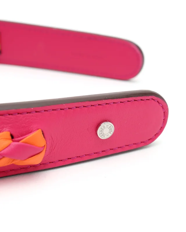 Hermès Glenda Headband in Leather from A Retro Tale, photo 5 of 6