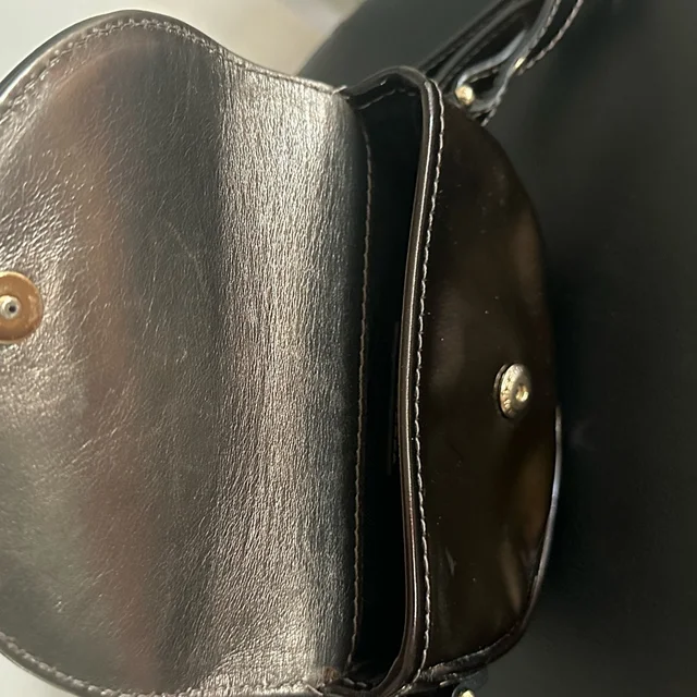 Burberry Black Patent Leather Crossbody Bag in green|black Patent leather from Poshmark, photo 4 of 7