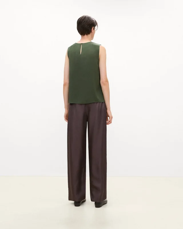 Theory Flowy Pant in Mod Silk Twill, photo 3 of 4 from Theory