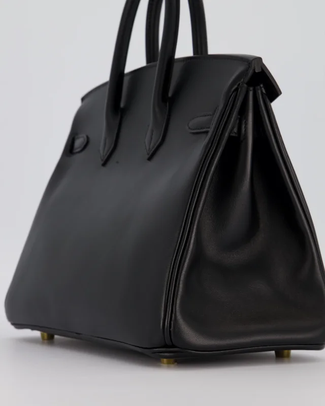 Hermès Birkin 25 Retourne Bag in Black Leather from Sellier, photo 12 of 12