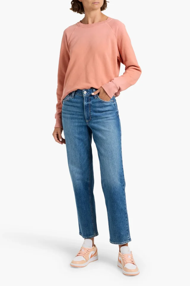 Paige Sarah High-Rise Straight-Leg Jeans in Blue, photo 2 of 4 from THE OUTNET