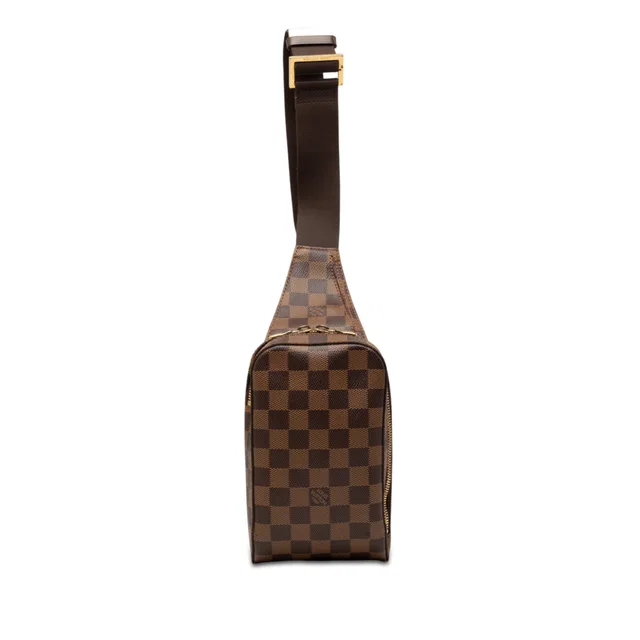 Brown Louis Vuitton Damier Ebene Geronimos Crossbody Bag in Brown Canvas from Designer Revival