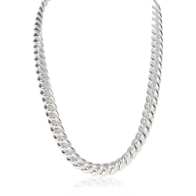 David Yurman Sterling Silver Sculpted Cable Necklace 925 in Silver from HEWI