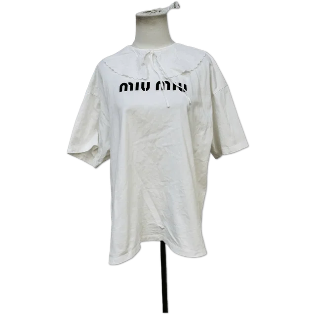 Miu Miu cotton t-shirt Size M from Luxury Promise