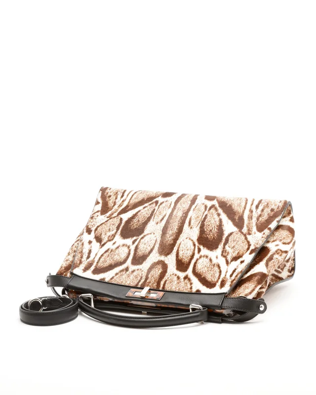 Fendi Large Ponyhair Pekaboo Bag in Leather from A Retro Tale, photo 5 of 8