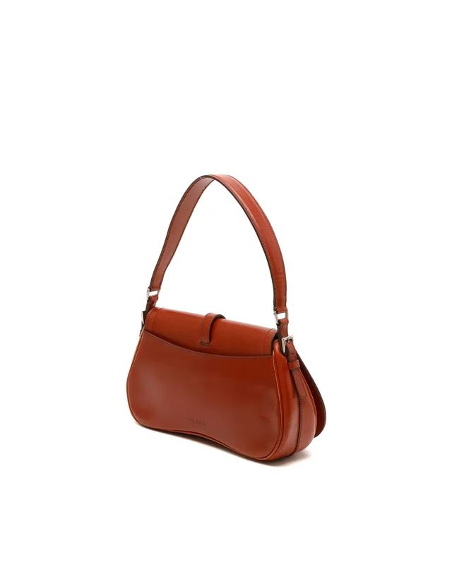 Prada Vitello England Saddle Shoulder Bag in Leather from A Retro Tale, photo 3 of 8