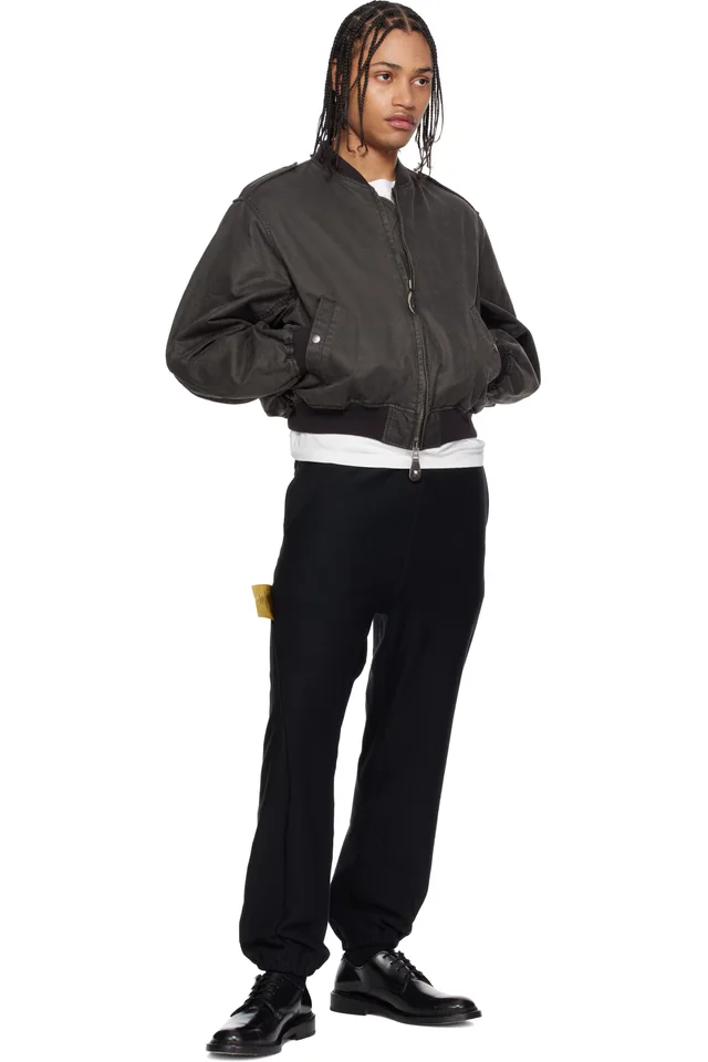 UNDERCOVER Black Champion Edition UC1F4501 Sweatpants, photo 4 of 4 from SSENSE