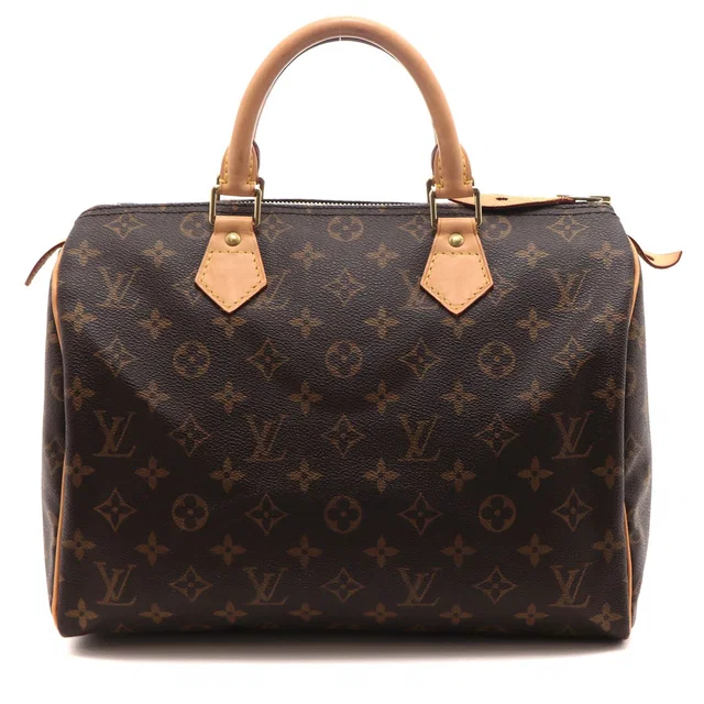 Louis Vuitton Speedy 30 Monogram Handbag in Leather from The Reluxe