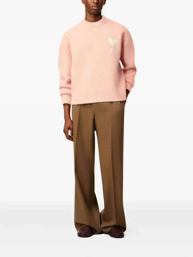 AMI Paris Ami De Coeur crew-neck sweater, photo 2 of 2 from FARFETCH