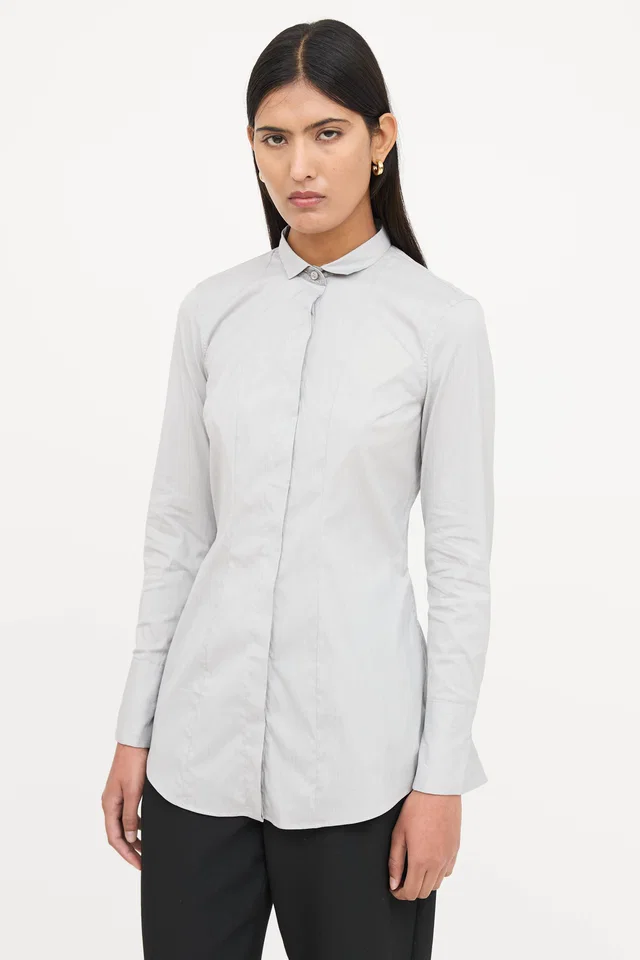 Brunello Cucinelli Cotton Monili Button Up Shirt from VSP Consignment