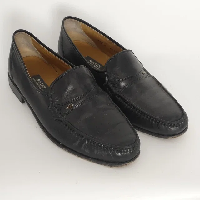 Bally Parawet Black Leather Loafers Men's 8.5 Eee in black Leather from Poshmark