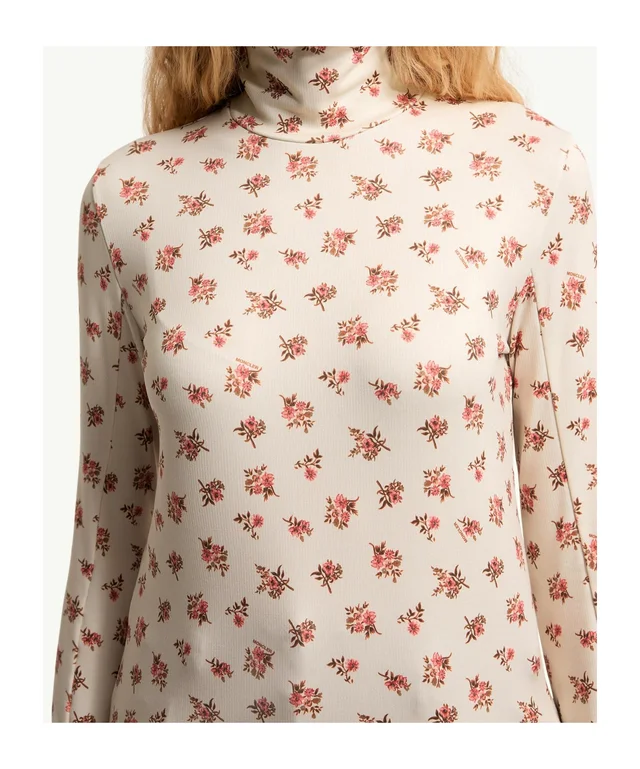 Moncler Floral Print Turtleneck, photo 3 of 5 from SENSER