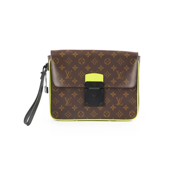 Louis Vuitton S Lock A4 Pouch Monogram in Canvas from The Purse Affair