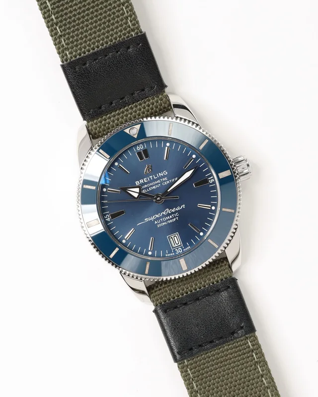 Breitling Superocean 42mm Ref AB2010 Watch in Canvas from A Retro Tale