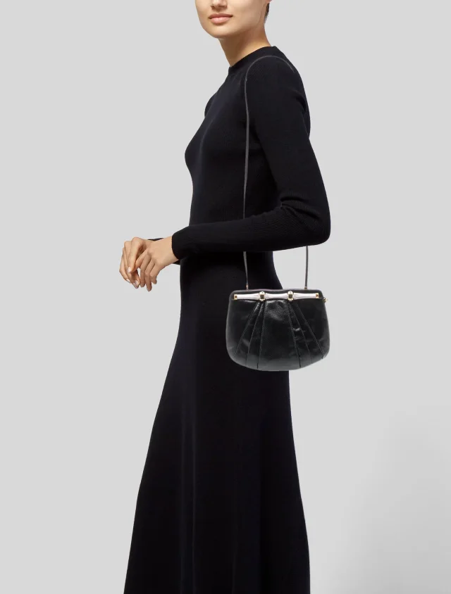 Judith Leiber Snakeskin Evening Bag in black from The RealReal, photo 2 of 6