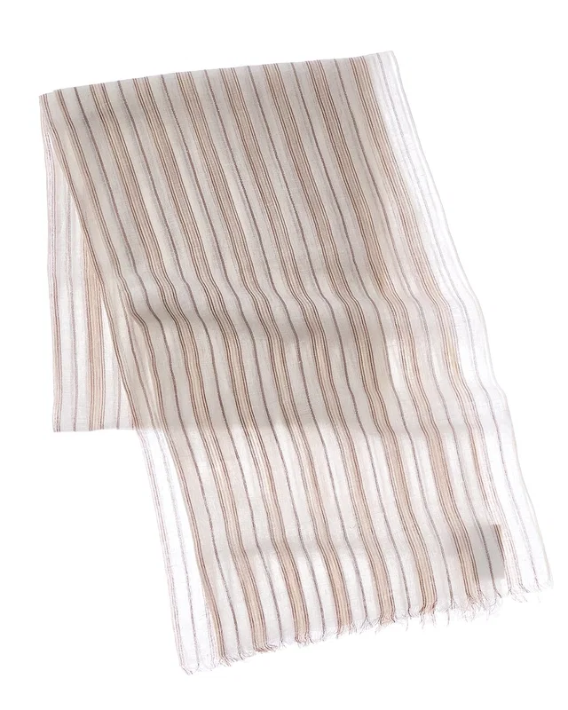 Brunello Cucinelli Linen-Blend Scarf, image 1 of 1 from Gilt
