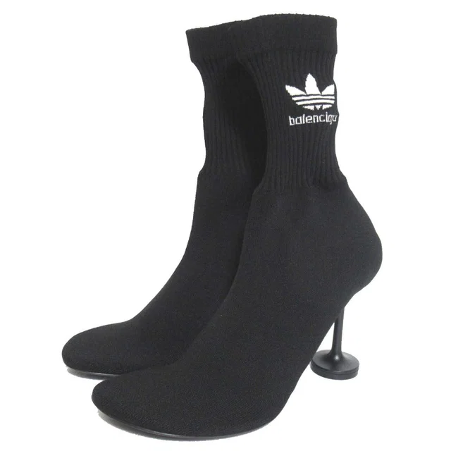 Balenciaga adidas SOCK BOOTIE Knit Short Boots from LuxUness