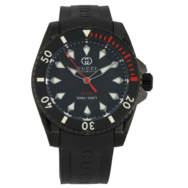 Gucci Dive YA136361 40mm Stainless Seel Watch from H&T