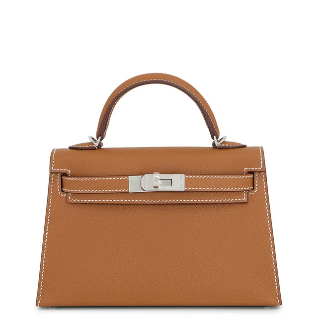 Hermès Mini Kelly 2 Gold Epsom in Gold Epsom leather from GALLERY RARE