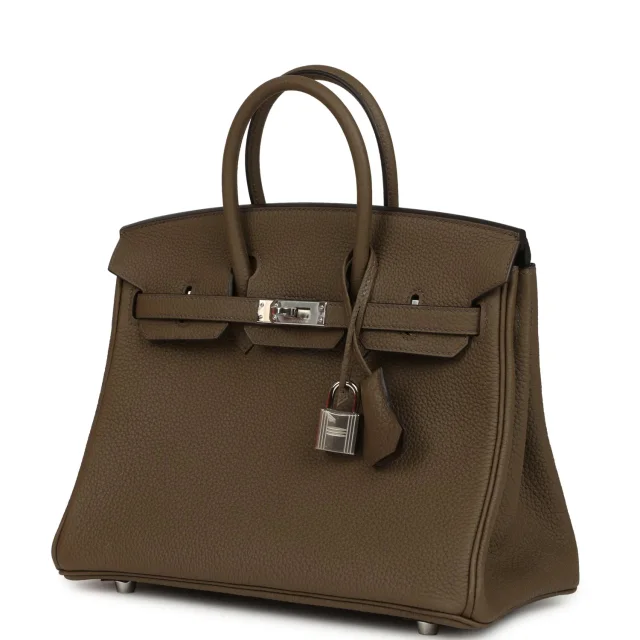 Hermès Birkin 25 Toundra Togo Palladium Hardware in Togo leather from Madison Avenue Couture, photo 5 of 9