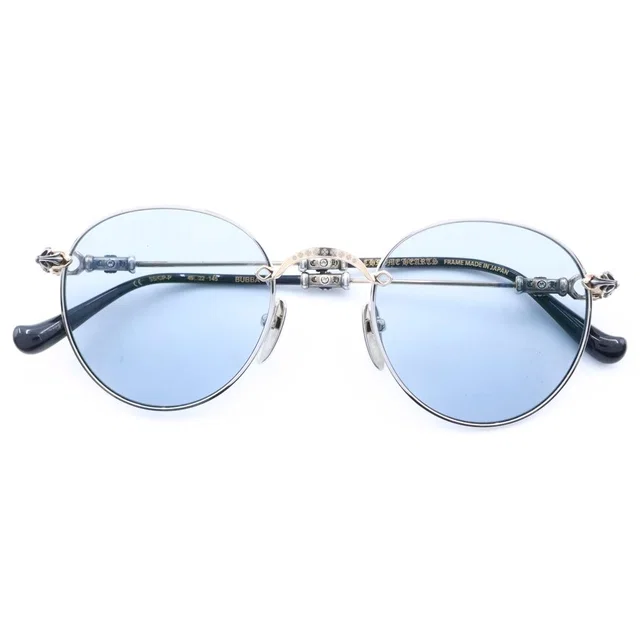 Chrome Hearts Bubba- Eyewear Sunglasses Black Silver in Black from The Reluxe