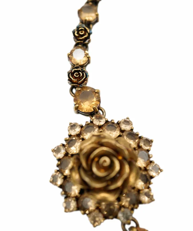 Prada Rose Necklace in Pink from Luxury Promise, photo 3 of 5