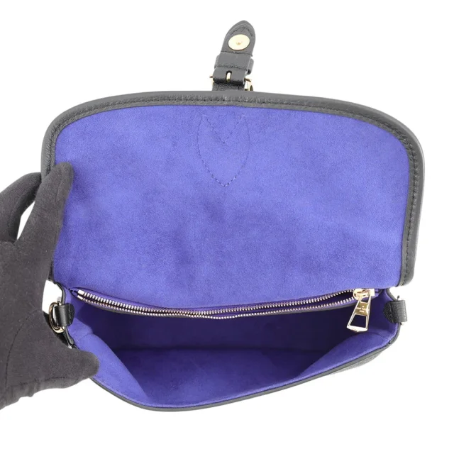 Louis Vuitton Diane Shoulder Bag Noir/PurpleM46386 Monogram Empreinte Leather in Black Leather from GALLERY RARE, photo 8 of 17