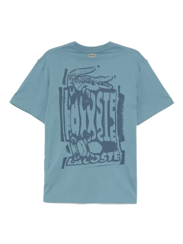 Lacoste logo-print T-shirt, photo 2 of 2 from FARFETCH