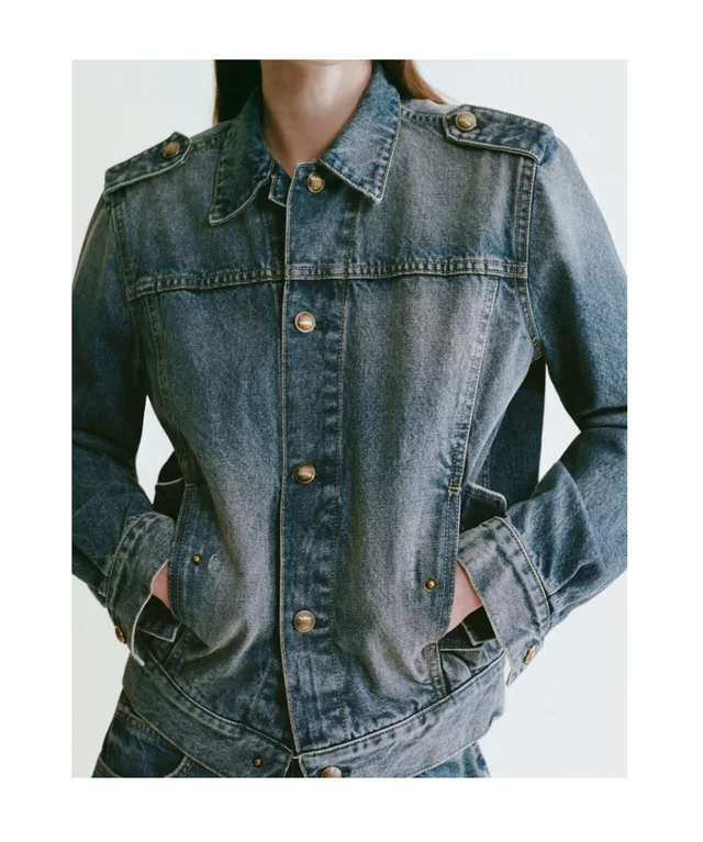 Nili Lotan Long-sleeve denim jacket, photo 3 of 3 from SENSER