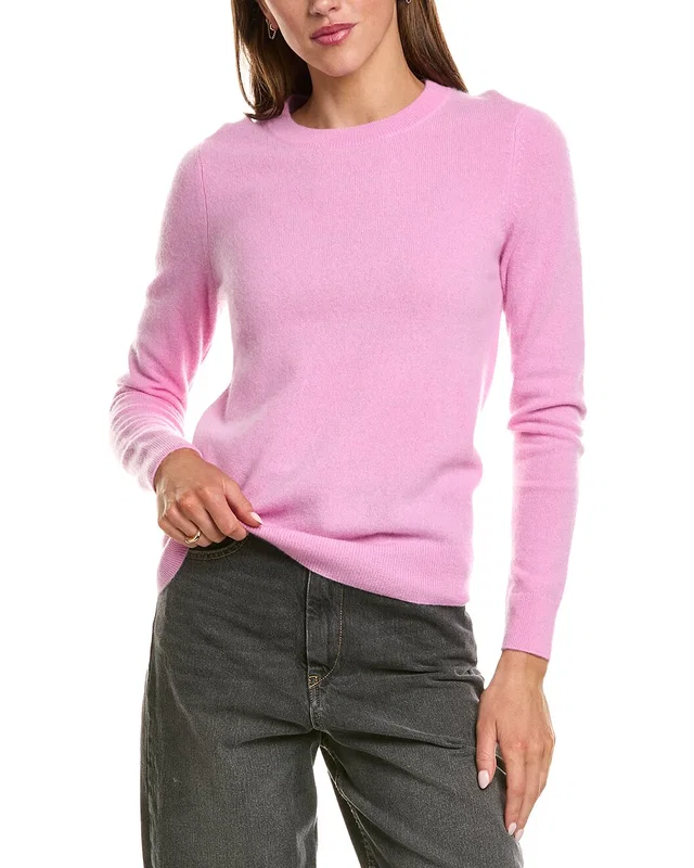 InCashmere Basic Crewneck 100% Cashmere Sweater, image 1 of 1 from Gilt