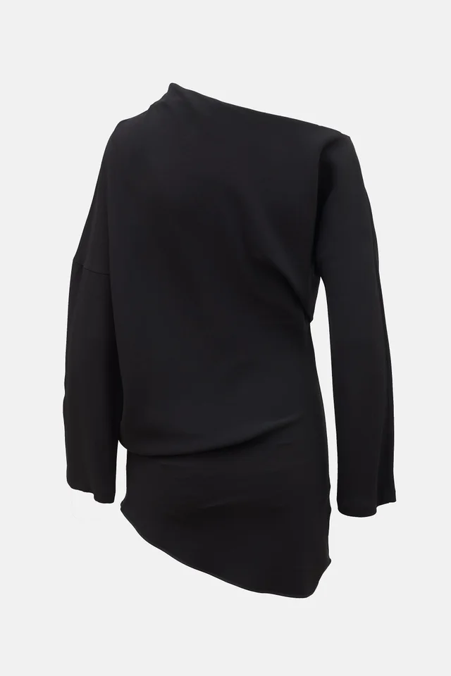 Jil Sander Asymmetrical Draped Dress from VSP Consignment, photo 2 of 2