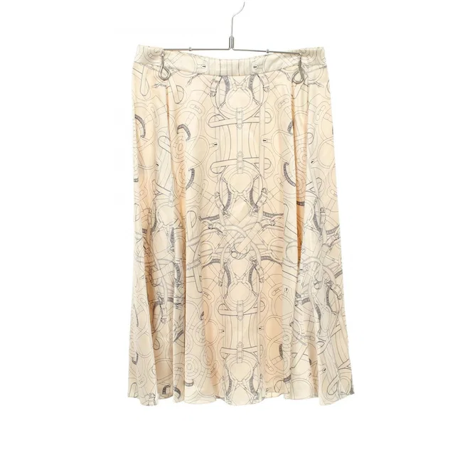 Hermès Skirt Eperon D'or Silk Apron d'Or in Silk from The Reluxe