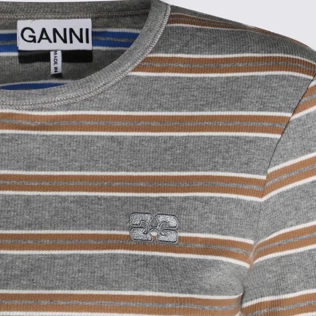 Ganni Stripe Long Sleeve Top, photo 6 of 8 from SENSER