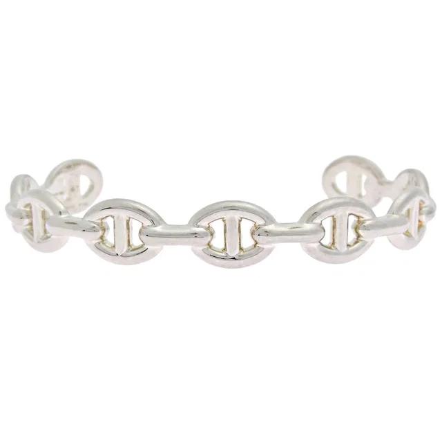 Hermès Bracelet Silver in Silver from The Reluxe