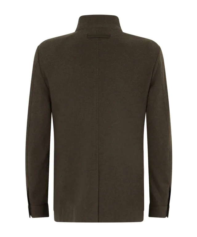 Zegna Stand-Collar Short Coat, photo 2 of 2 from SENSER