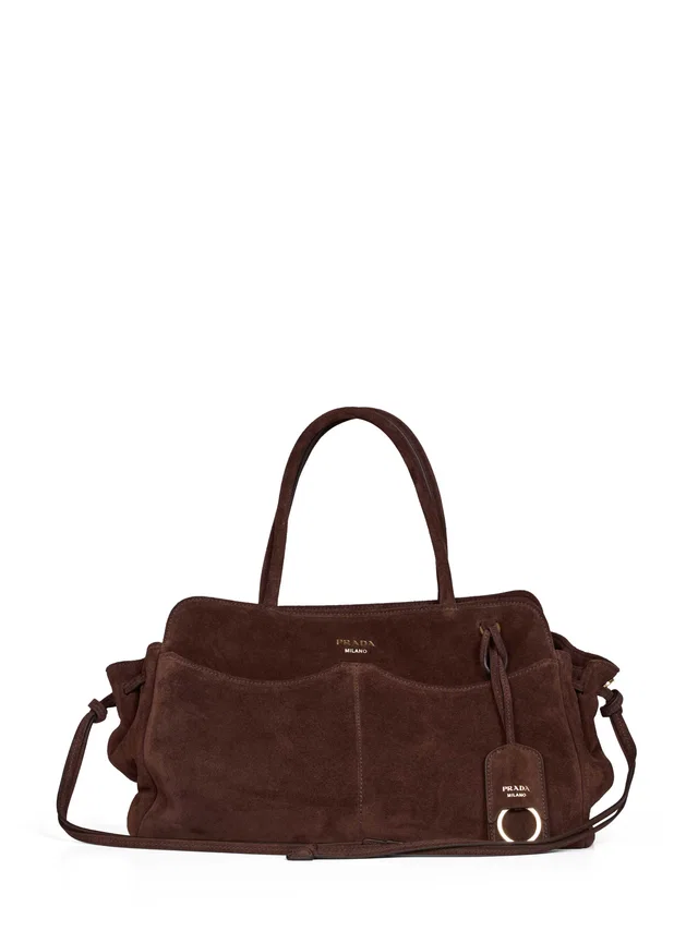 Prada Allusion Shoulder Bag — Brown Calf Leather in Brown Calfskin from HEWI