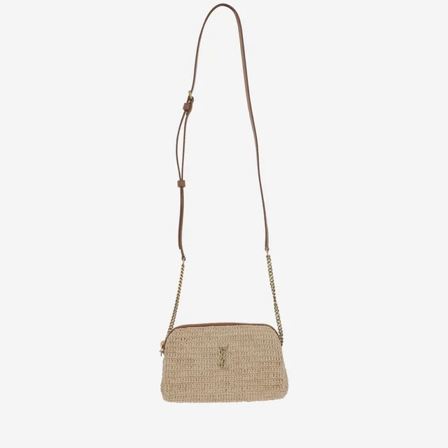 Saint Laurent Gaby Clutch — Beige Raffia in Beige Raffia from HEWI, photo 2 of 2