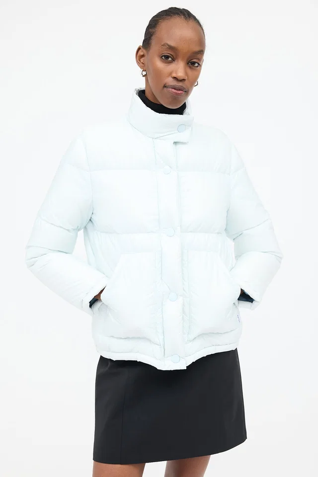 Prada 2016 Down & Nylon Puffer Jacket in Nylon from VSP Consignment