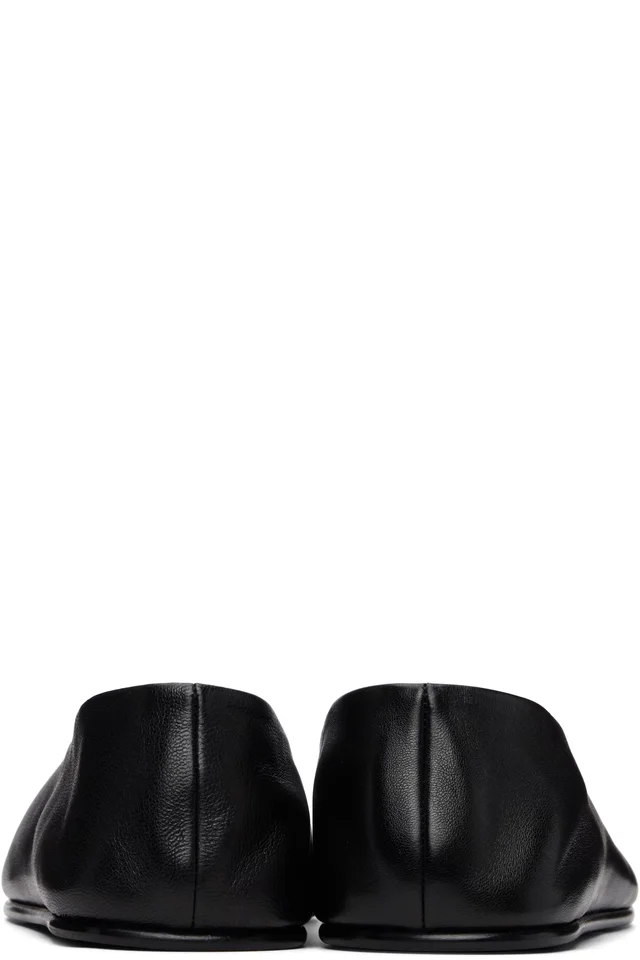 Fear of God Black Ballerino Loafers, photo 2 of 5 from SSENSE