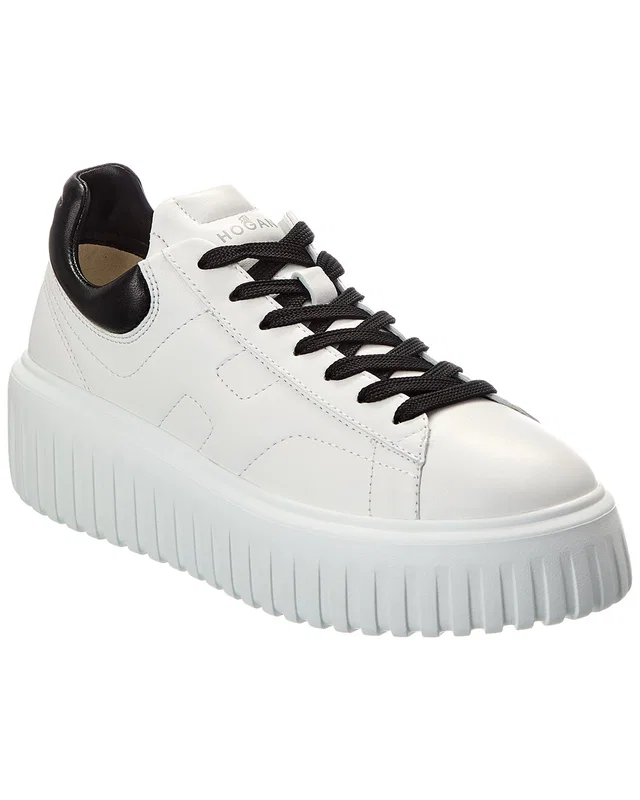 Hogan H-Stripes Leather Sneaker, image 1 of 1 from Rue La La