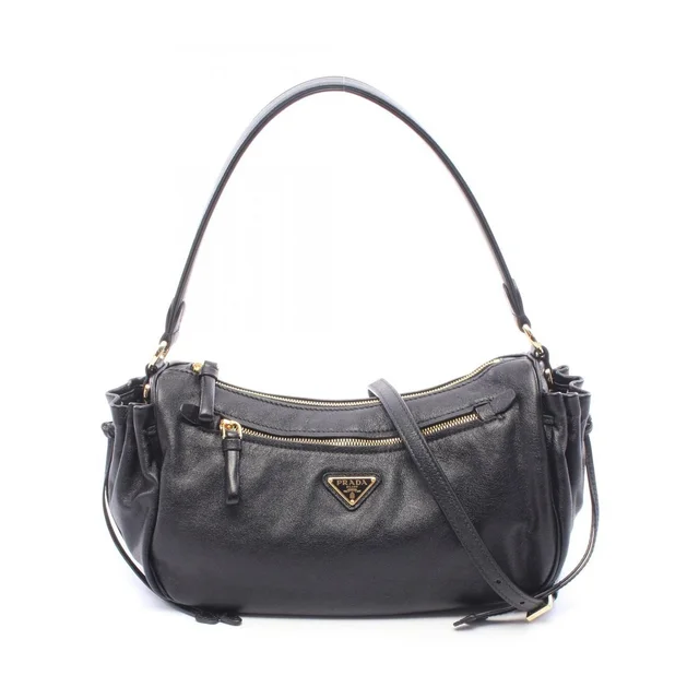 Prada Shoulder Bag Leather in Leather from The Reluxe